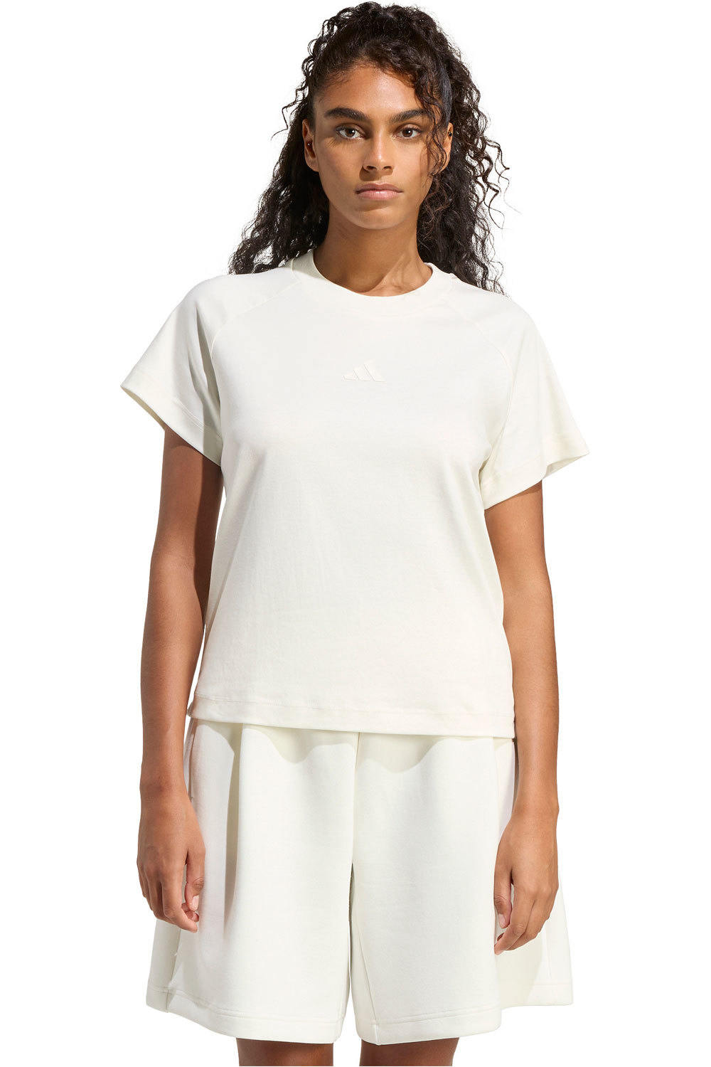 adidas camiseta manga corta mujer SOFT LUX vista frontal