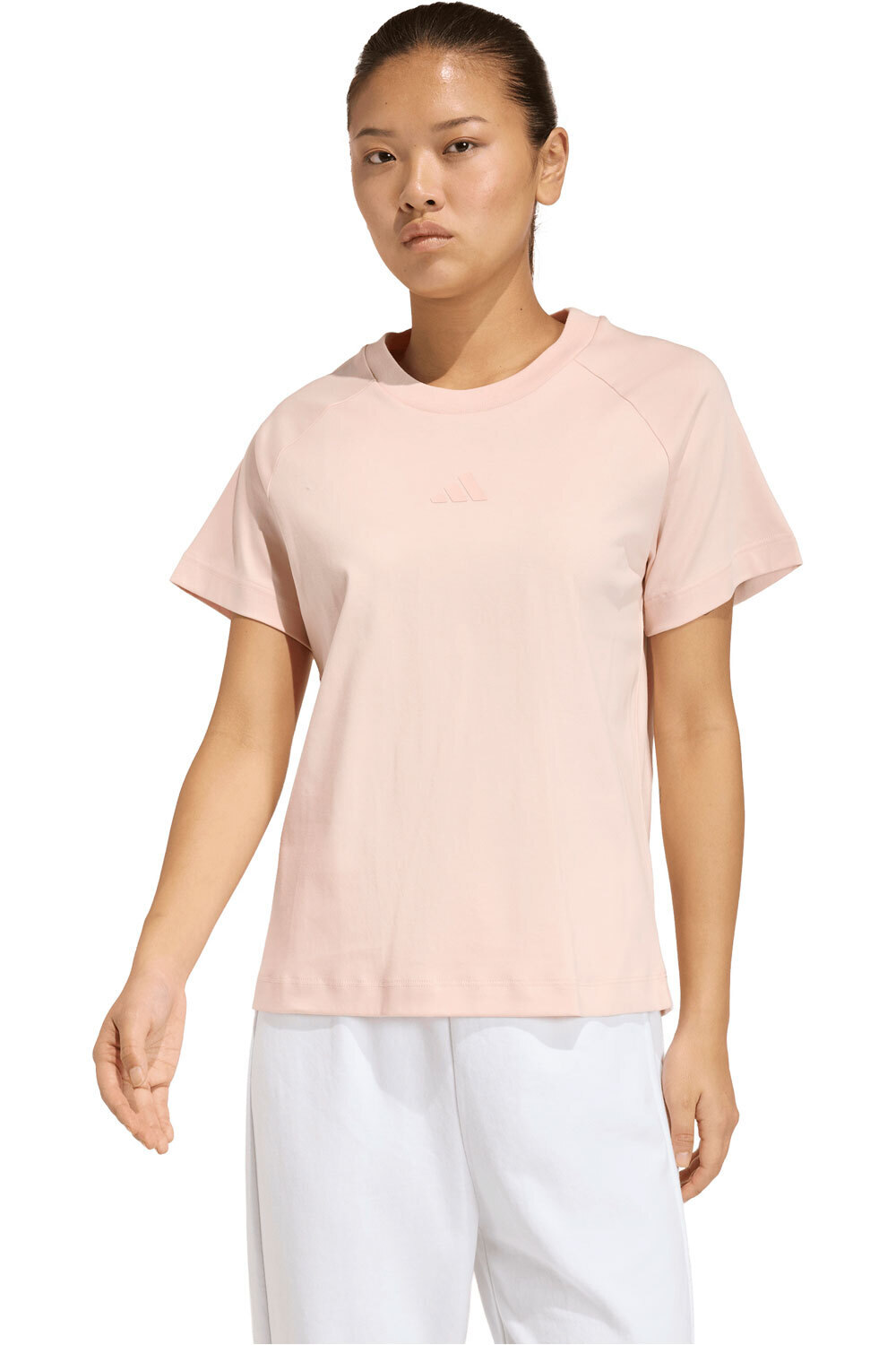 adidas camiseta manga corta mujer SOFT LUX vista frontal