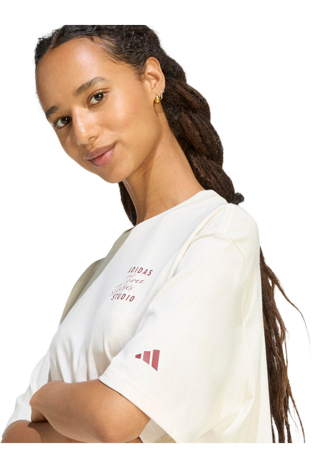 adidas camiseta manga corta mujer STUDIO BOYFRIEND 03