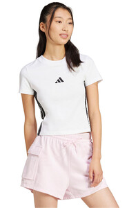 adidas camiseta manga corta mujer W 3S SJ BABY T vista detalle
