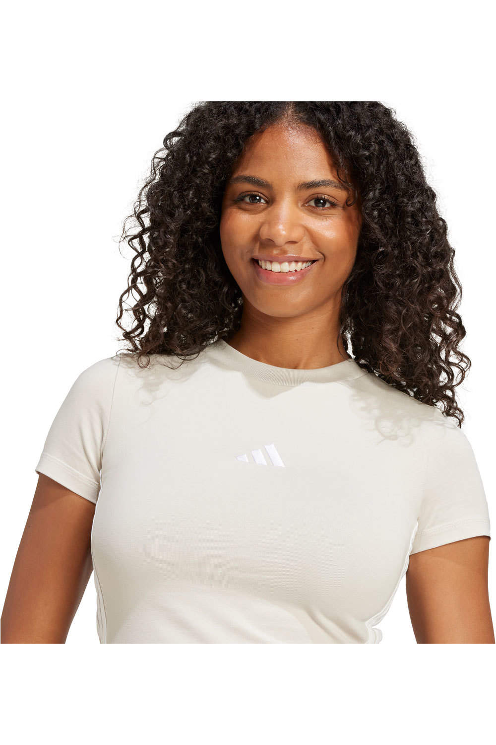 adidas camiseta manga corta mujer W 3S SJ BABY T vista detalle