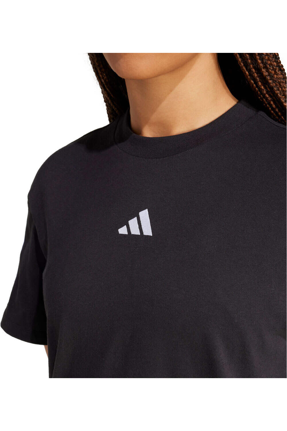 adidas camiseta manga corta mujer W 3S SJ BF T vista detalle