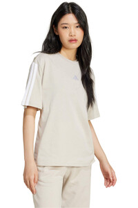 adidas camiseta manga corta mujer W 3S SJ BF T vista detalle