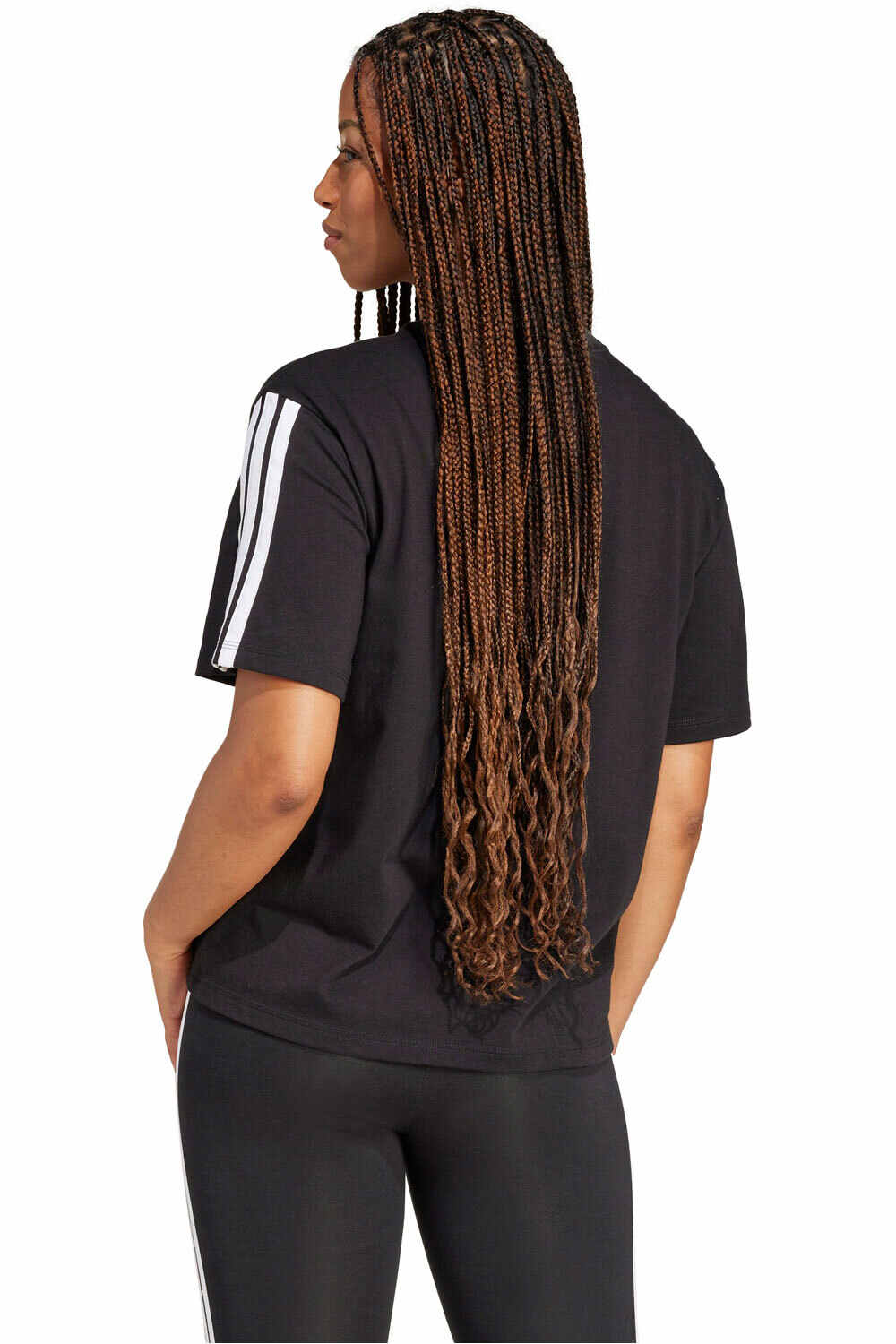 adidas camiseta manga corta mujer W 3S SJ BF T vista trasera