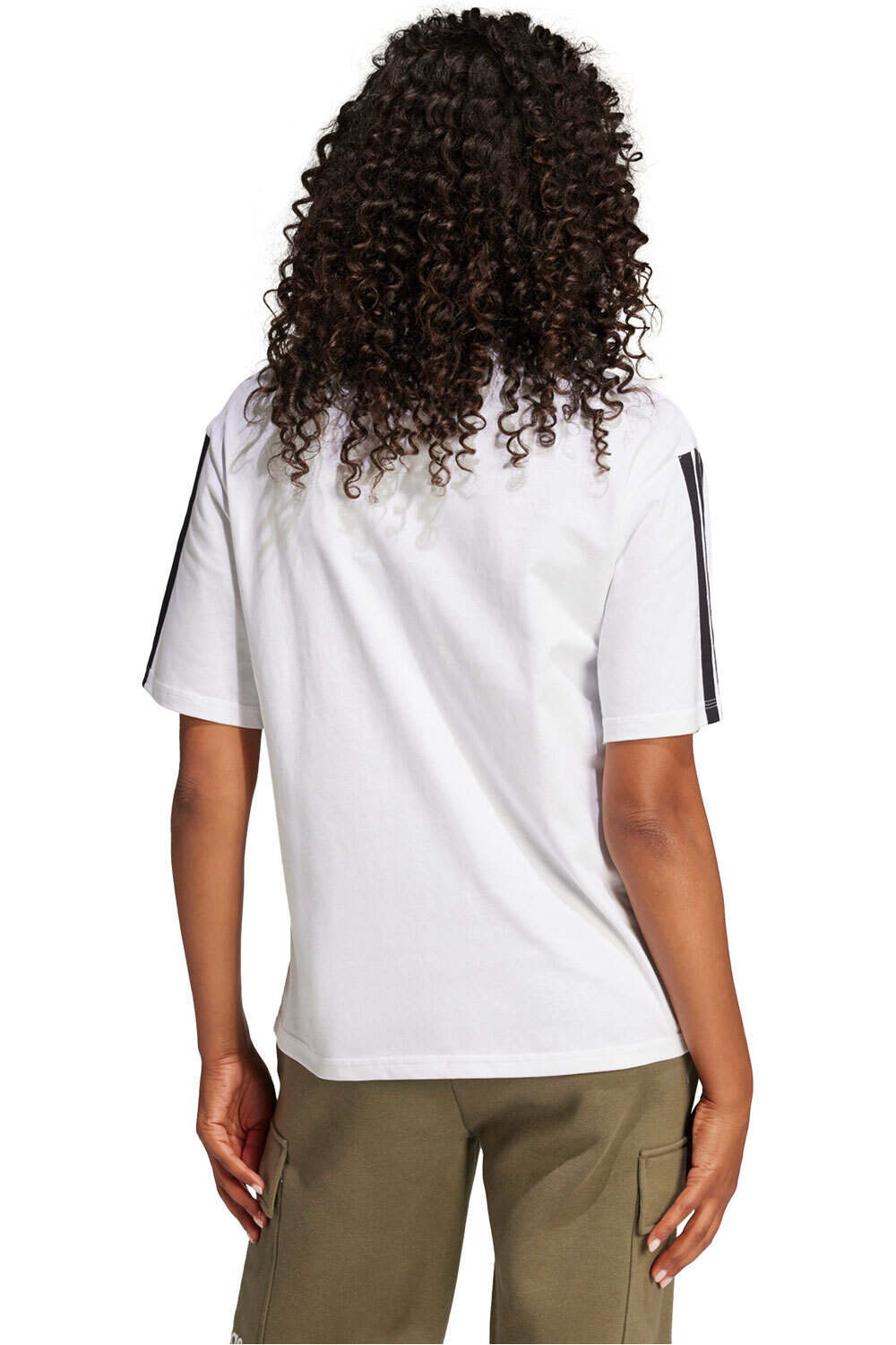 adidas camiseta manga corta mujer W 3S SJ BF T vista trasera