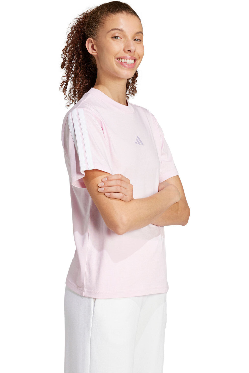 adidas camiseta manga corta mujer W 3S SJ T B vista detalle