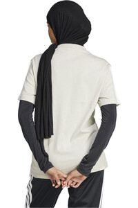 adidas camiseta manga corta mujer W 3S SJ T B vista trasera