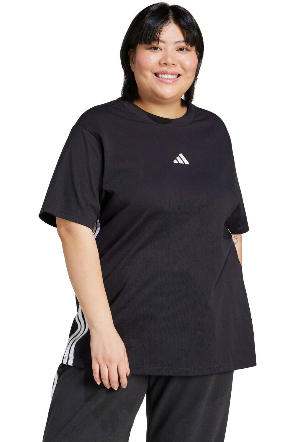 adidas camiseta manga corta mujer W 3S SJ T INC vista frontal