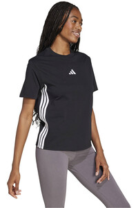 adidas camiseta manga corta mujer W 3S SJ T vista detalle