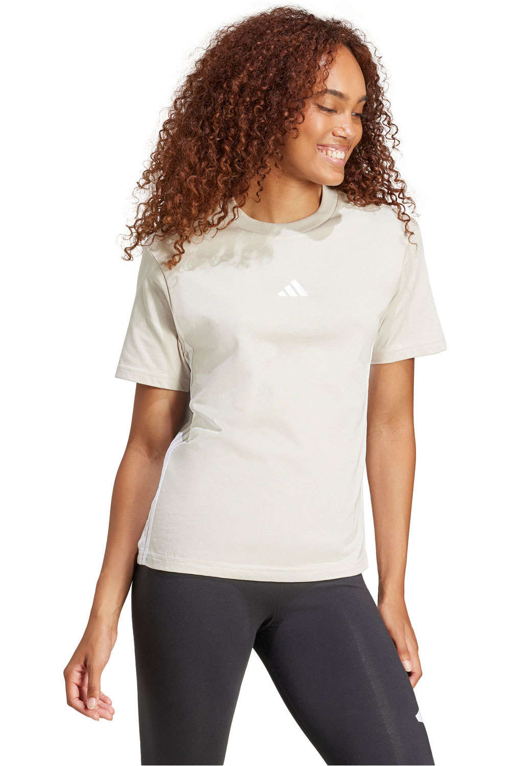 adidas camiseta manga corta mujer W 3S SJ T vista detalle