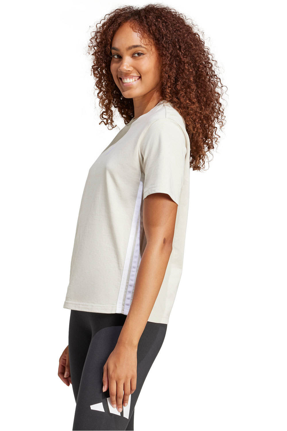 adidas camiseta manga corta mujer W 3S SJ T vista frontal