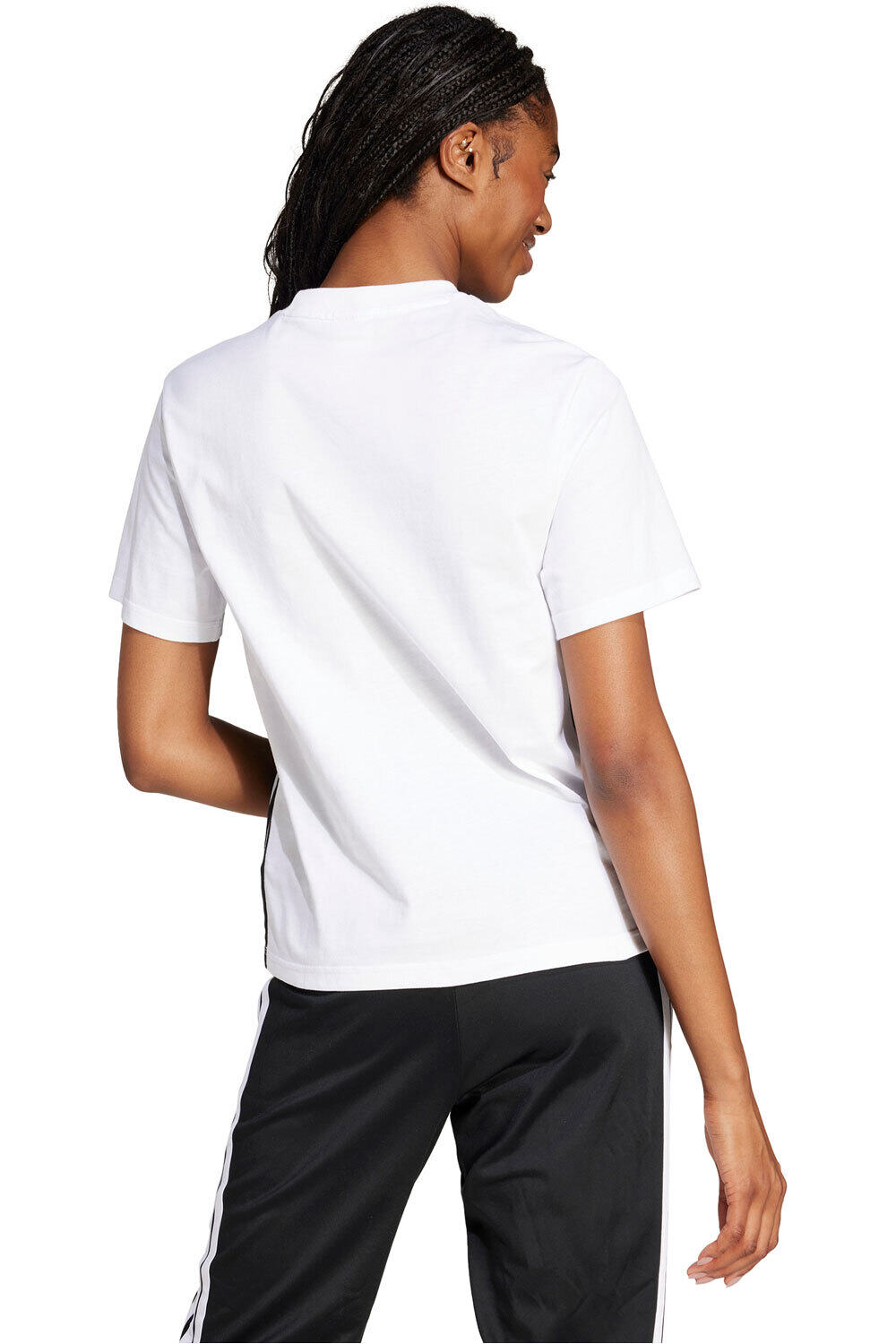 adidas camiseta manga corta mujer W 3S SJ T vista trasera