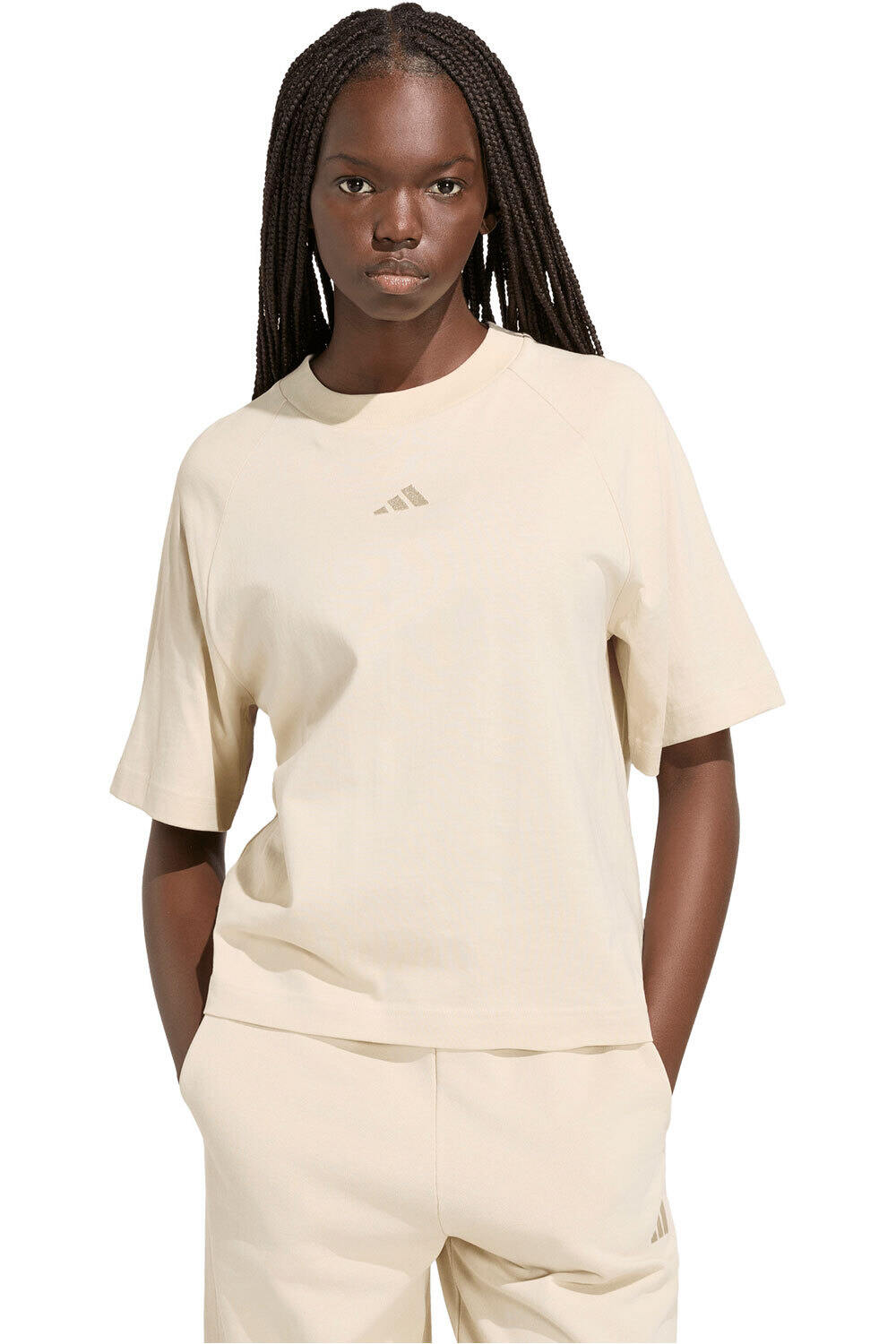 adidas camiseta manga corta mujer W AK SL TEE vista frontal