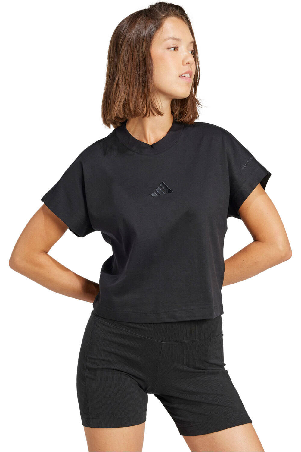 adidas camiseta manga corta mujer W ALL SZN TEE vista frontal