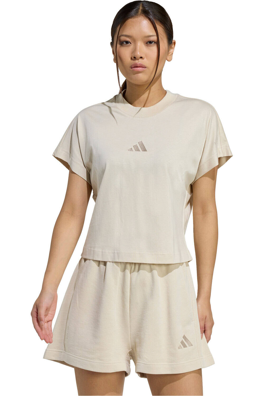 adidas camiseta manga corta mujer W ALL SZN TEE vista frontal