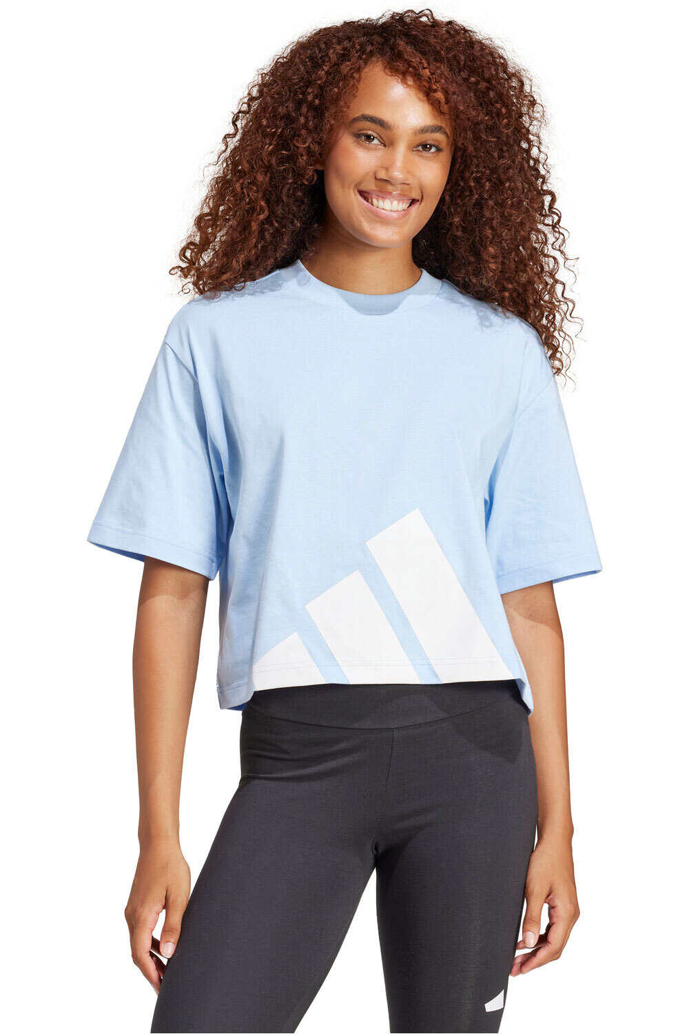 adidas camiseta manga corta mujer W BL SJ BF T vista frontal