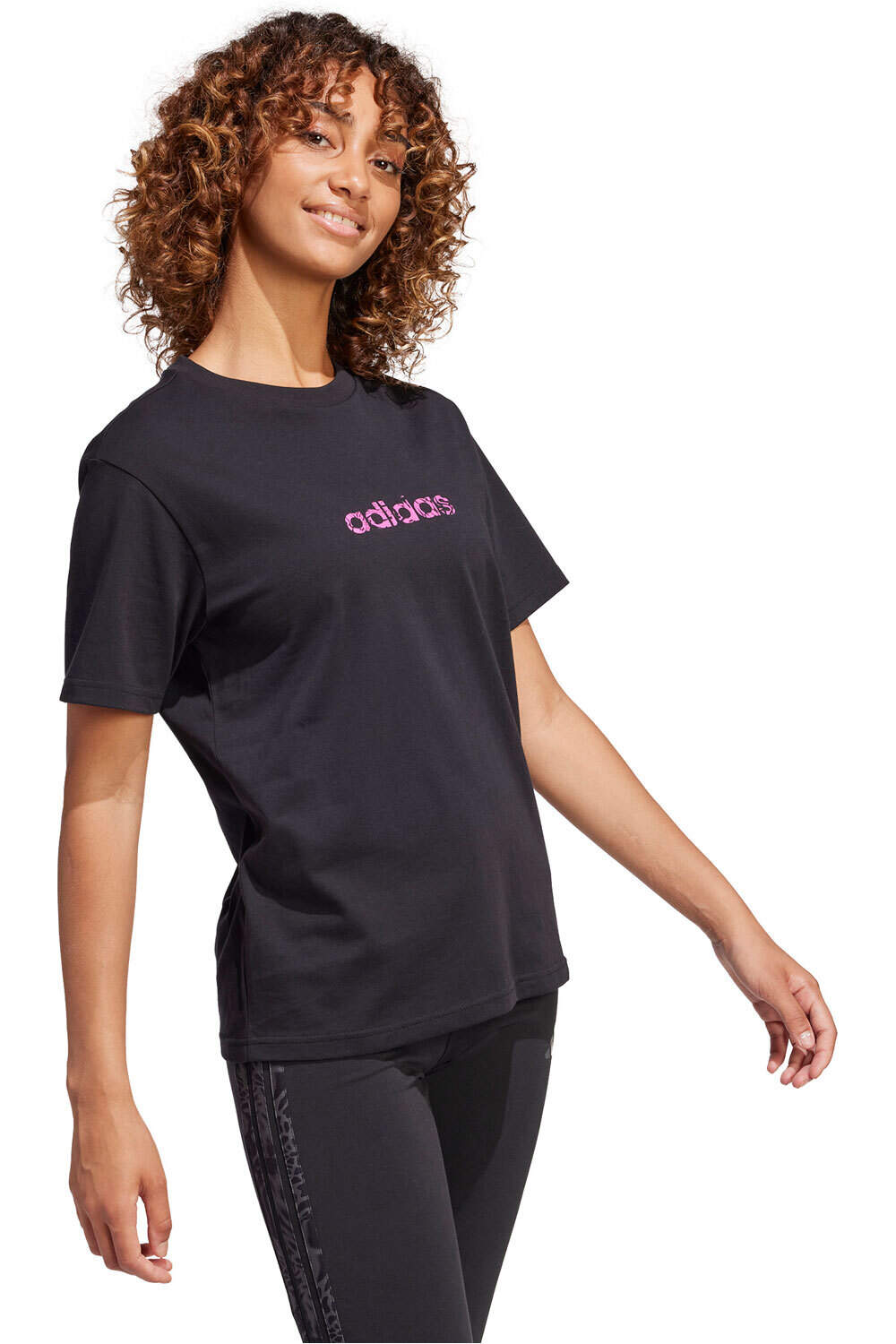 adidas camiseta manga corta mujer W C CAMO LIN T vista detalle