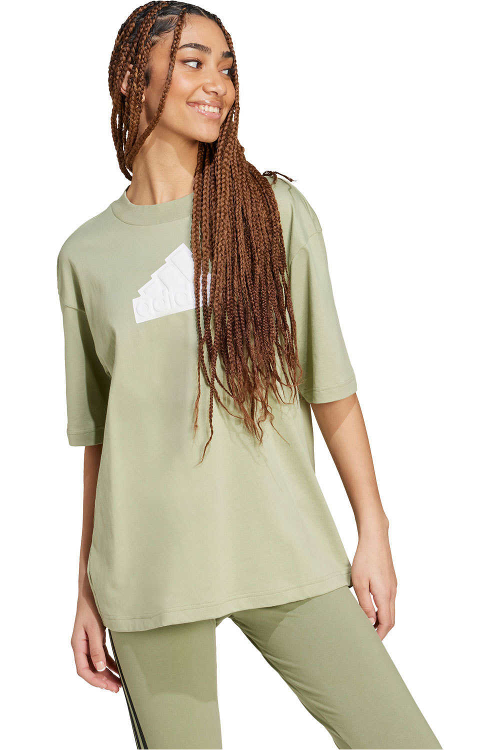 adidas camiseta manga corta mujer W FI BOS BF TEE vista detalle