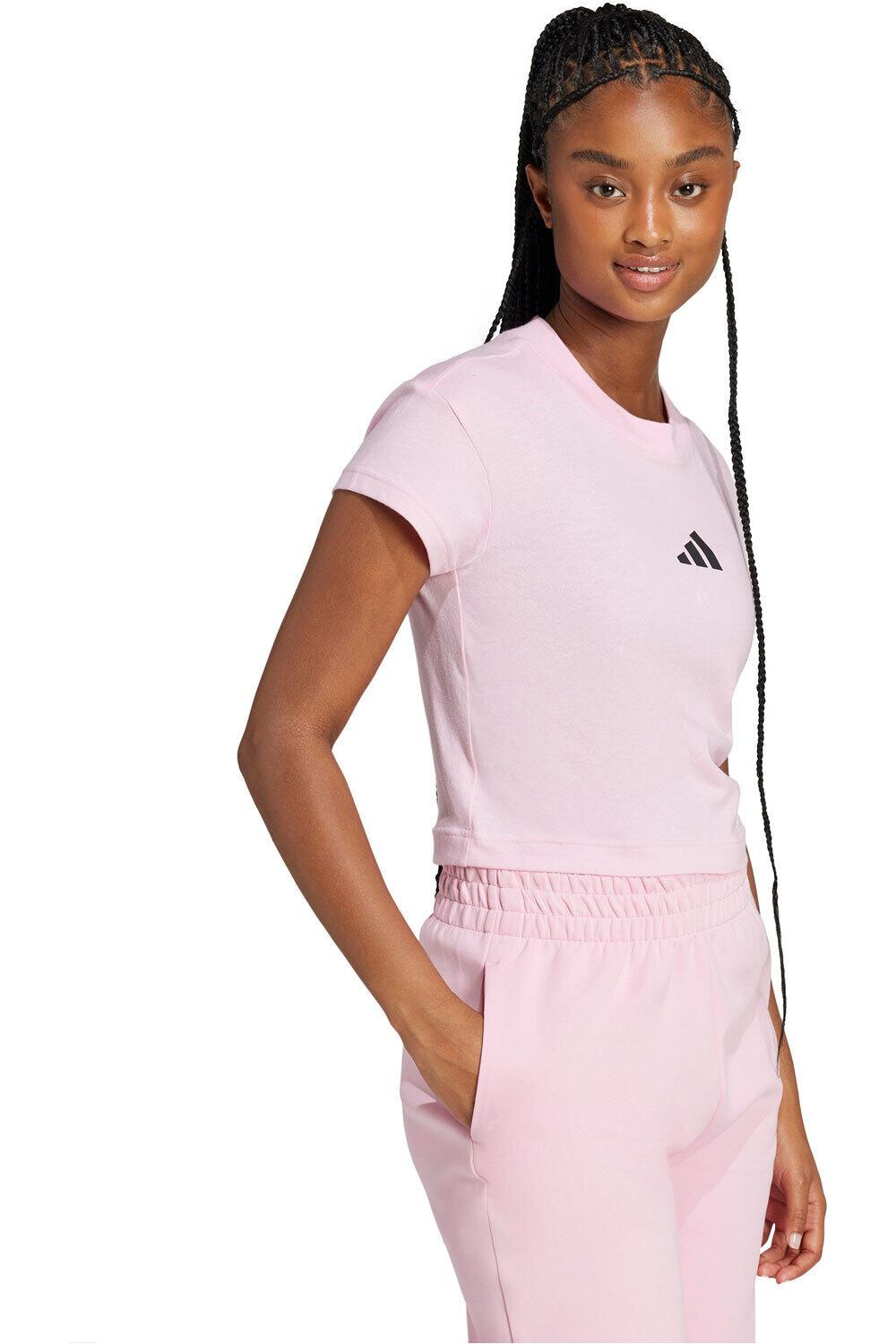 adidas camiseta manga corta mujer W FI SL BB TEE vista detalle