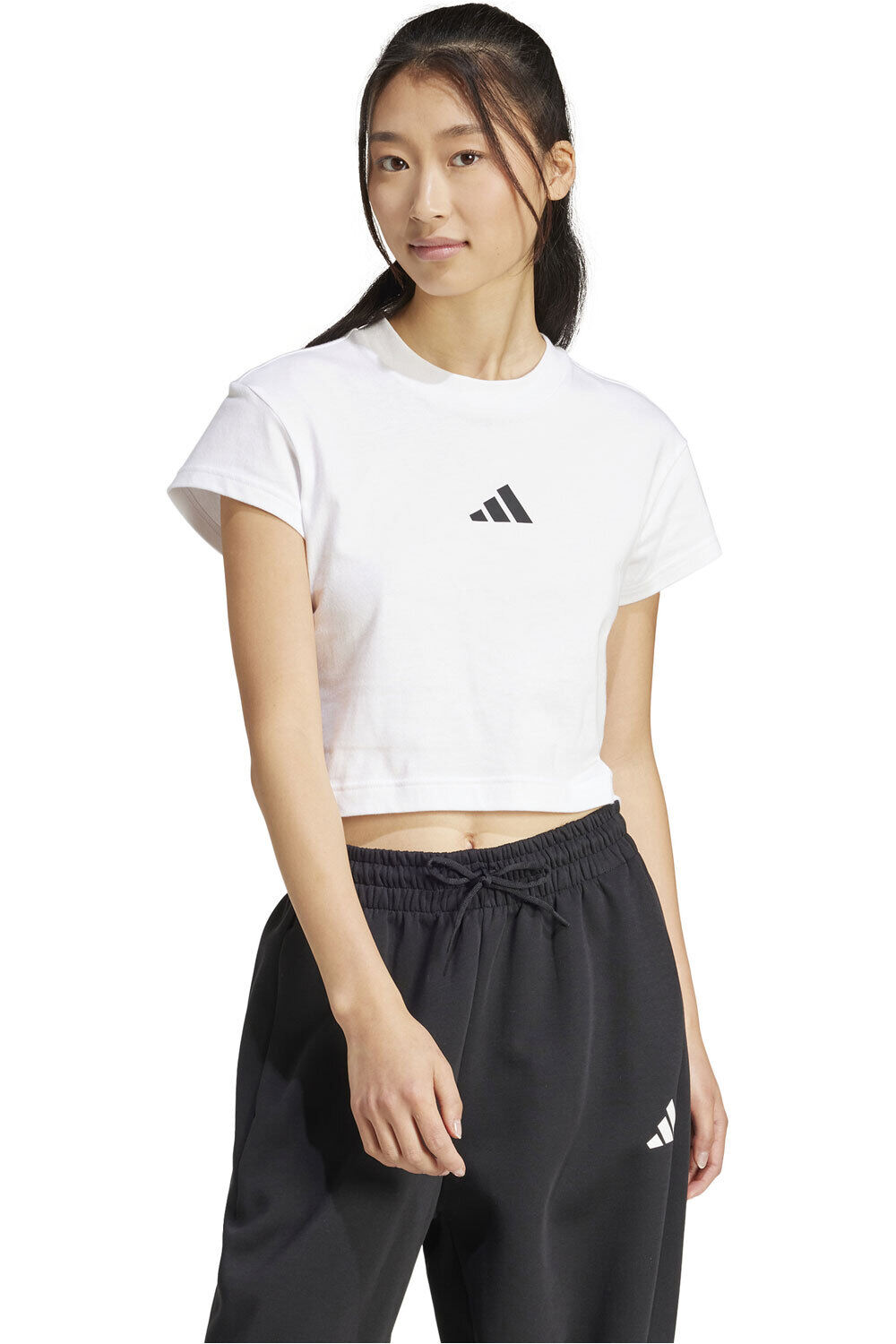 adidas camiseta manga corta mujer W FI SL BB TEE vista frontal