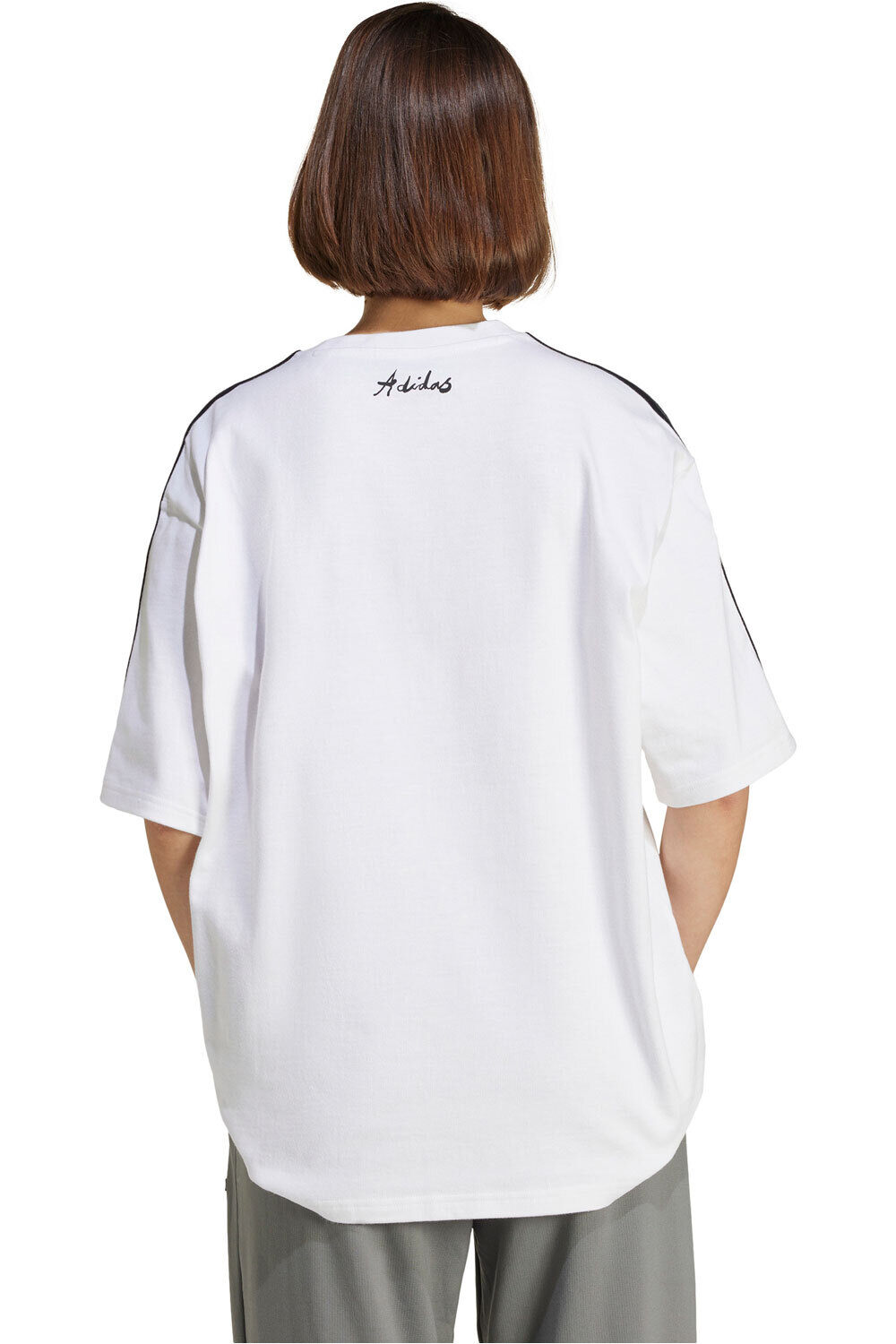 adidas camiseta manga corta mujer W Gallry OS Tee vista trasera