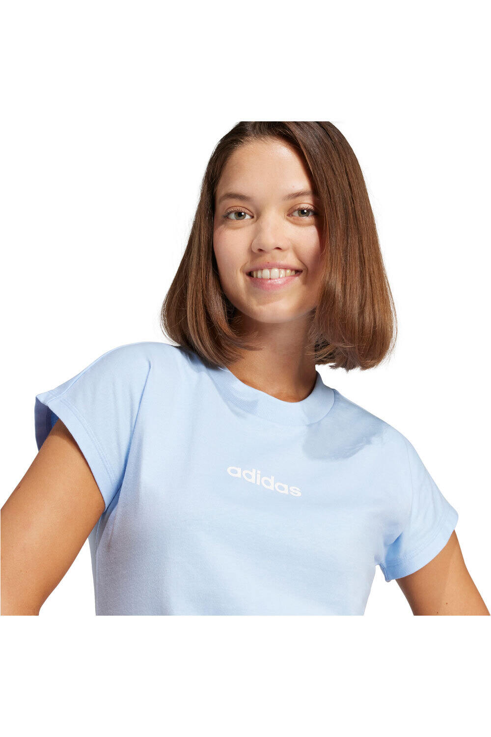 adidas camiseta manga corta mujer W LIN SJ T vista detalle