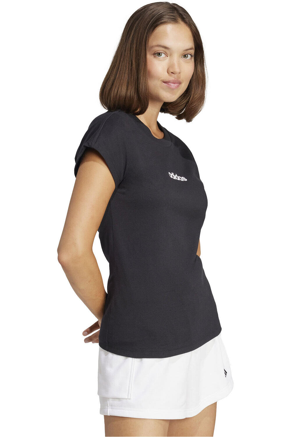 adidas camiseta manga corta mujer W LIN SJ T vista detalle