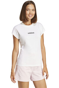 adidas camiseta manga corta mujer W LIN SJ T vista detalle