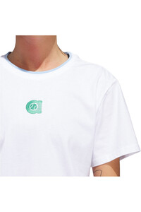 adidas camiseta manga corta mujer W SumrPrep Crop vista detalle