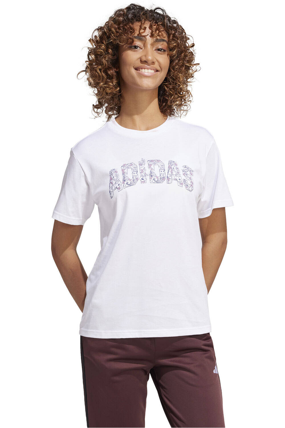 adidas camiseta manga corta mujer W T ILLU TEE 2 vista frontal