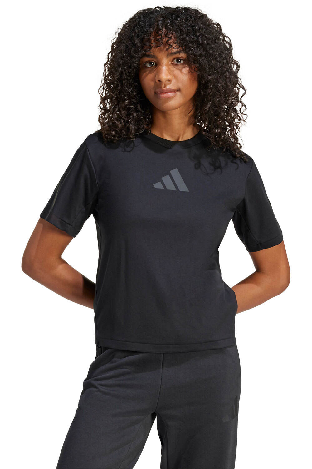 adidas camiseta manga corta mujer Z.N.E. vista frontal