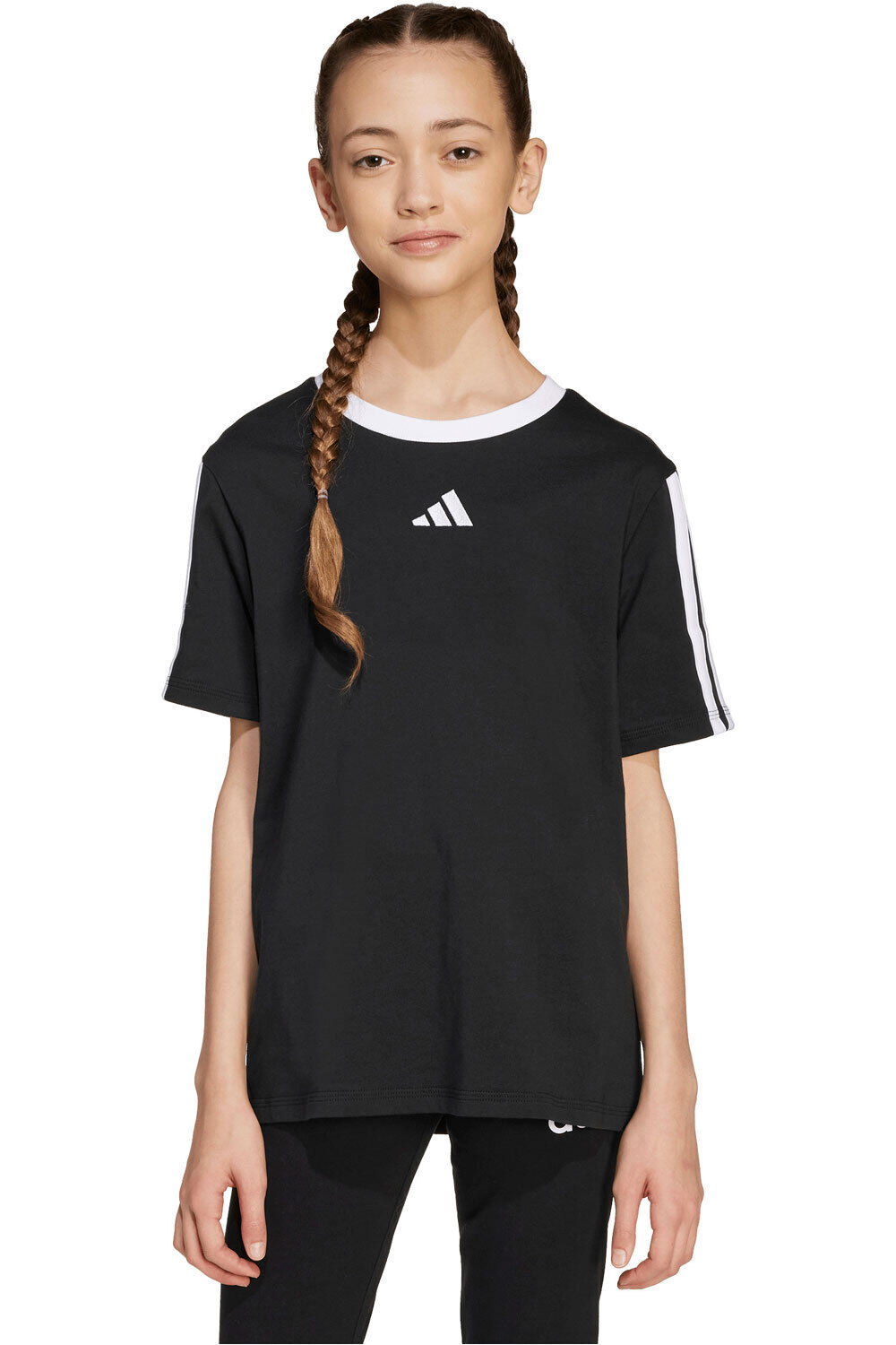 adidas camiseta manga corta niña ESSENTIALS vista frontal