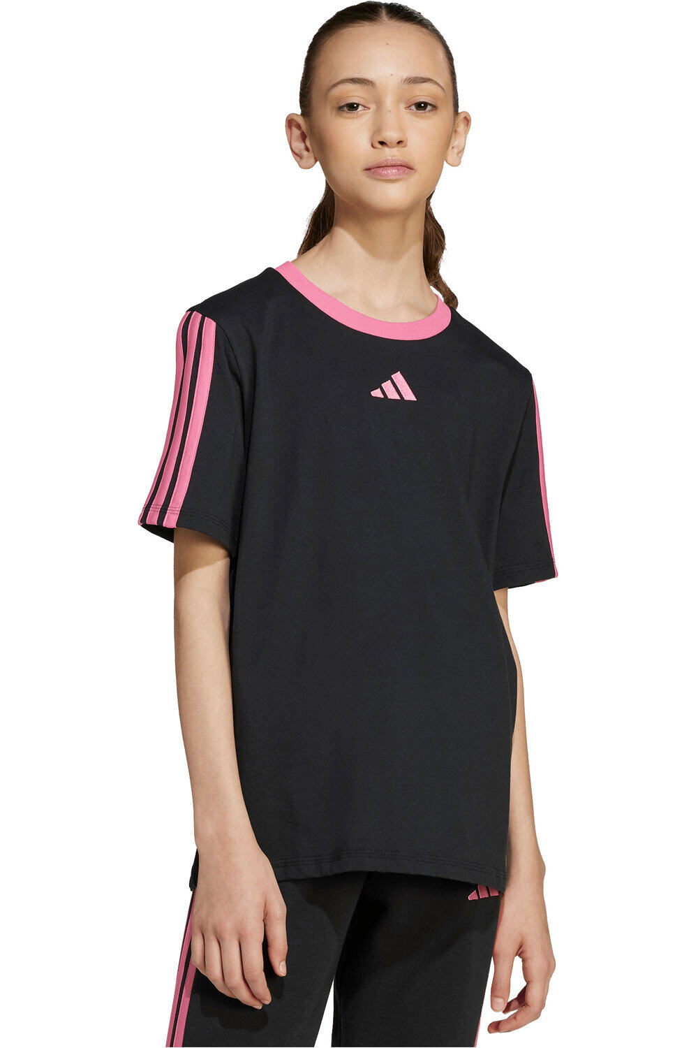 adidas camiseta manga corta niña ESSENTIALS vista frontal