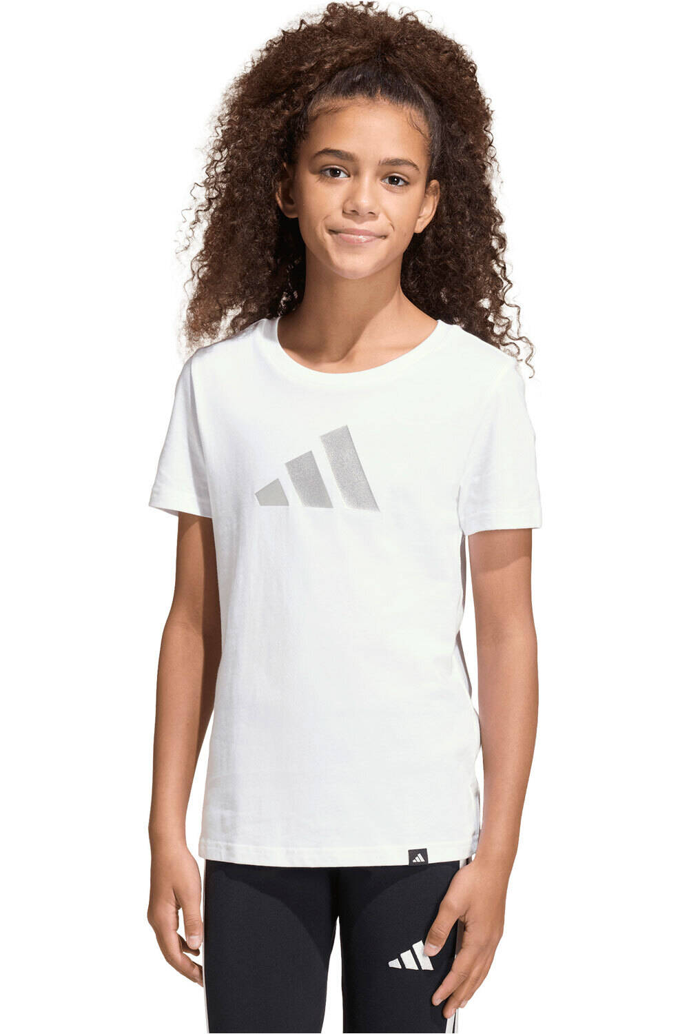 adidas camiseta manga corta niña ESTAMPADA EVERYDAY GLAM vista frontal