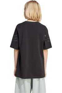 adidas camiseta manga corta niña FUTURE ICONS 3 STRIPES vista trasera