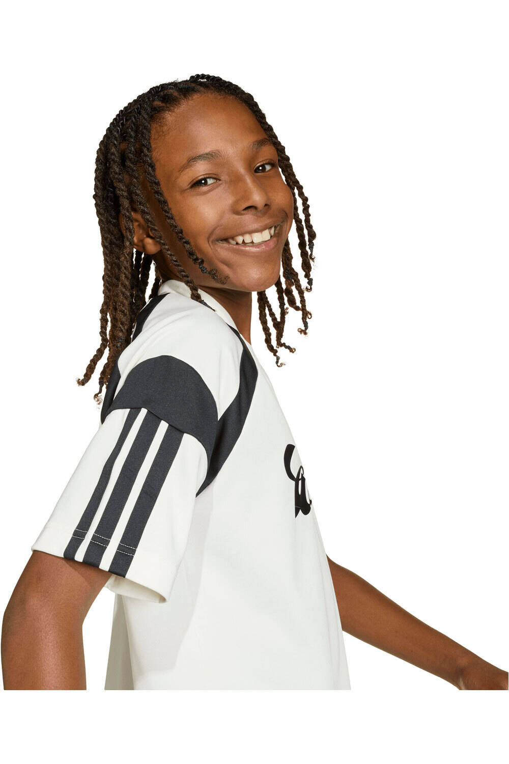 adidas camiseta manga corta niña HOUSE OF TIRO vista detalle