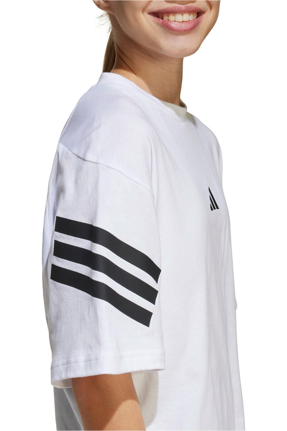 adidas camiseta manga corta niña J FI 3S T vista detalle