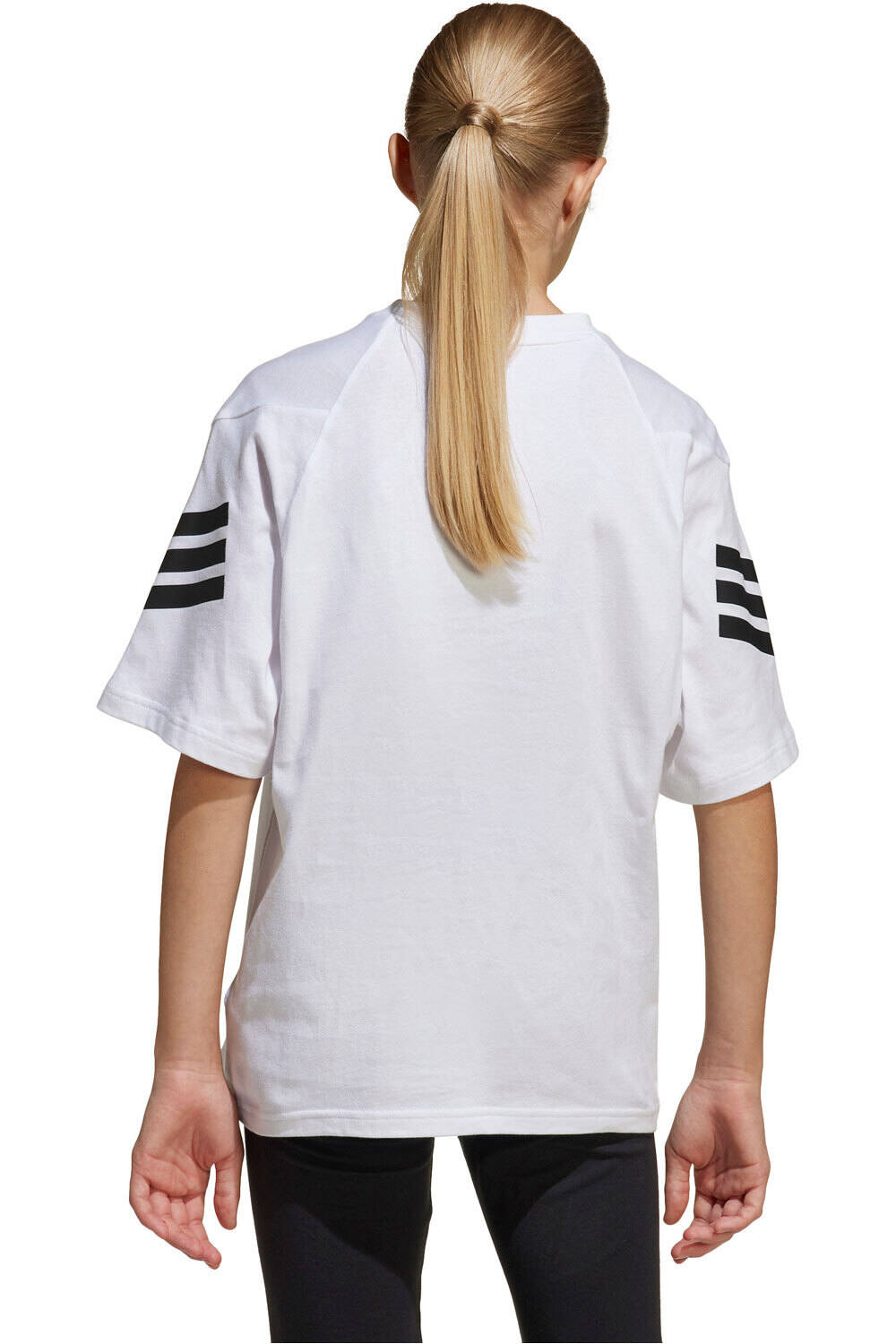 adidas camiseta manga corta niña J FI 3S T vista trasera
