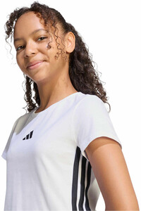 adidas camiseta manga corta niña JG 3S BABY TEE vista detalle