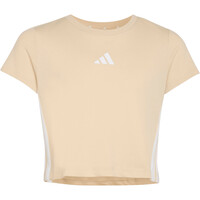 adidas camiseta manga corta niña JG 3S BABY TEE vista frontal
