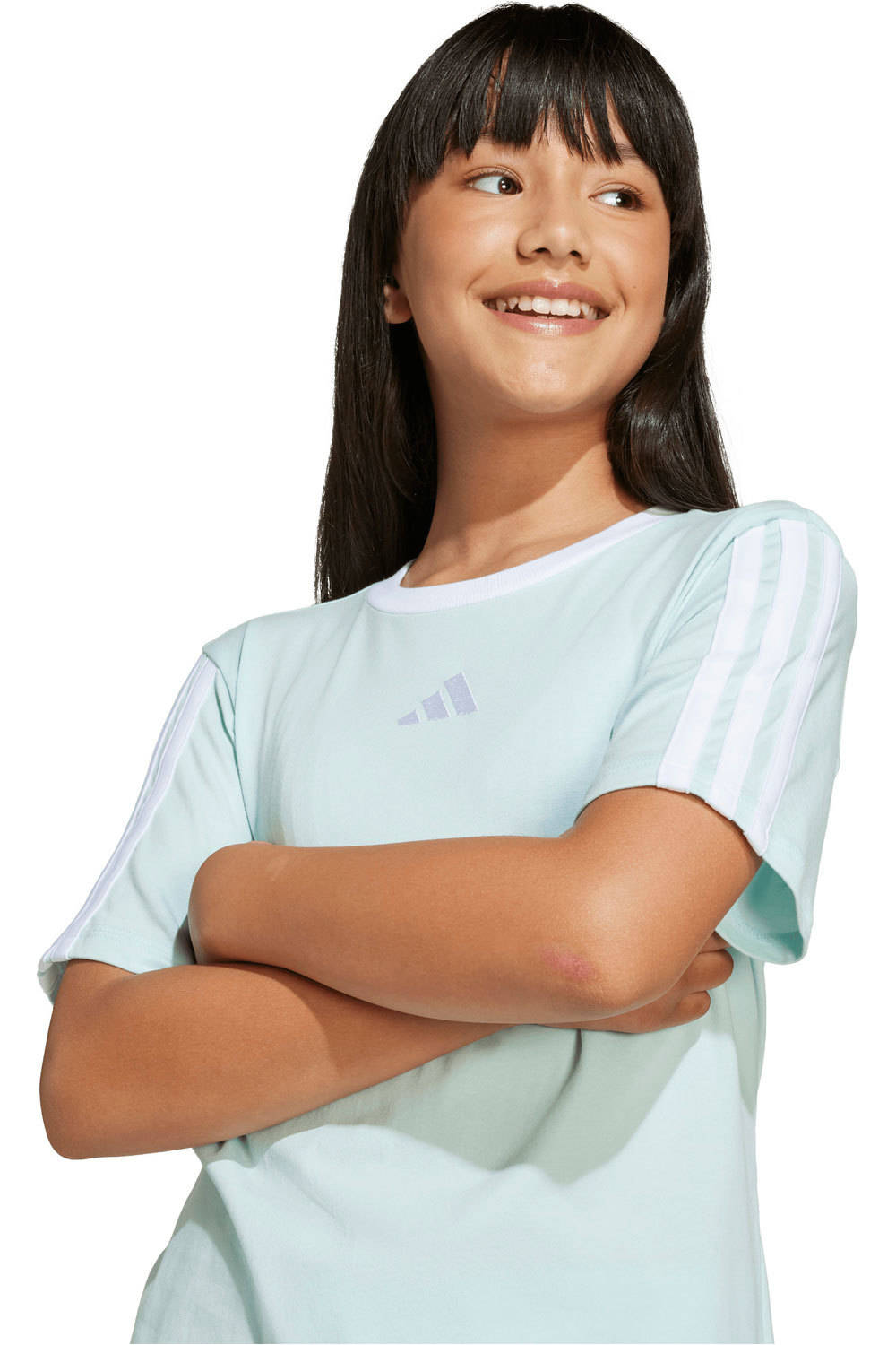 adidas camiseta manga corta niña JG 3S BF TEE vista detalle