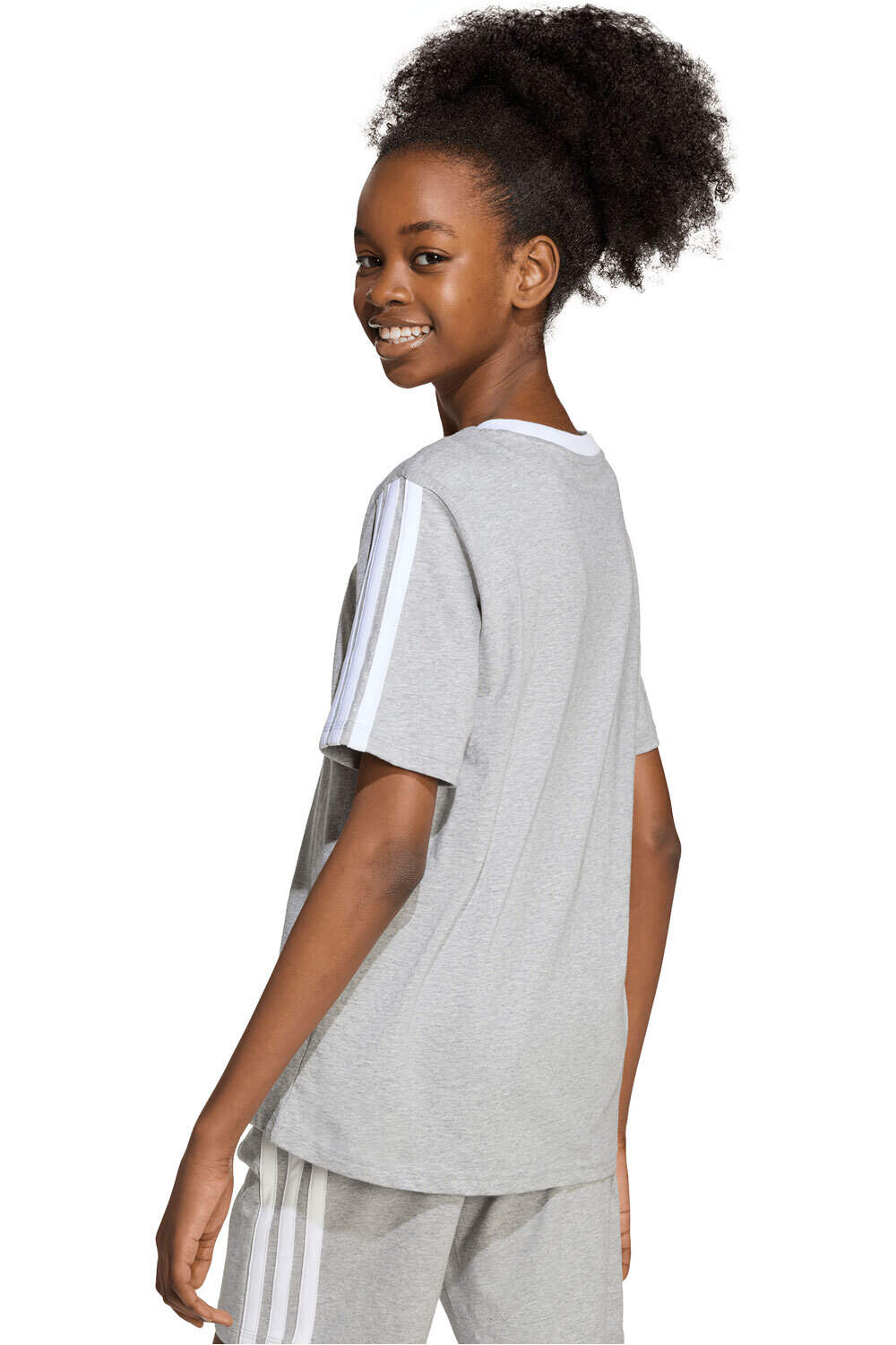 adidas camiseta manga corta niña JG 3S BF TEE vista trasera