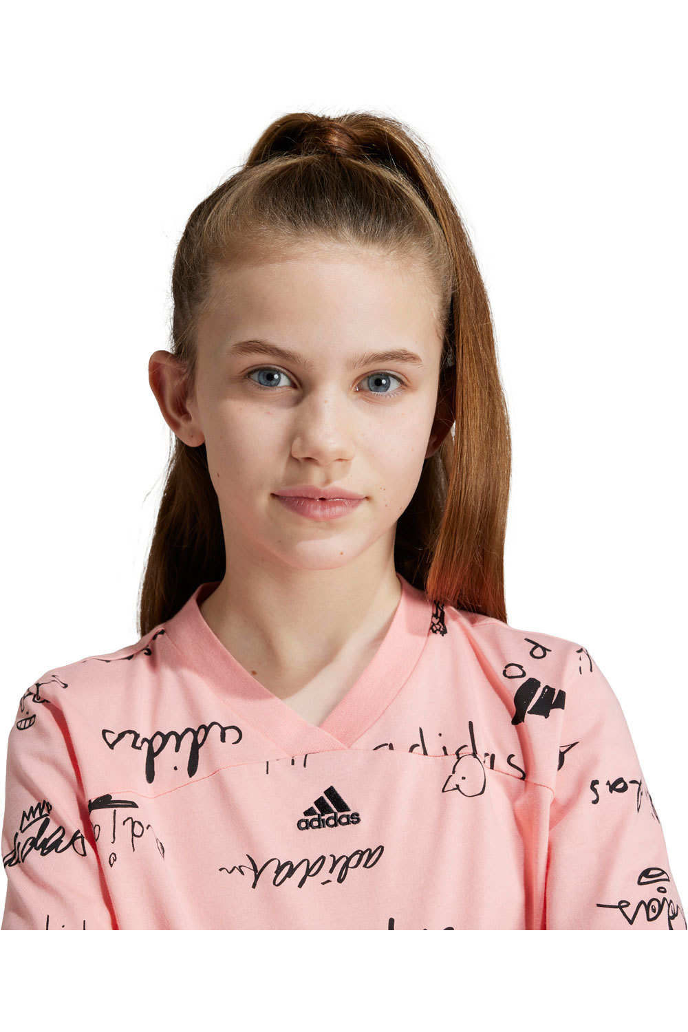 adidas camiseta manga corta niña JG BLUV CR T 03