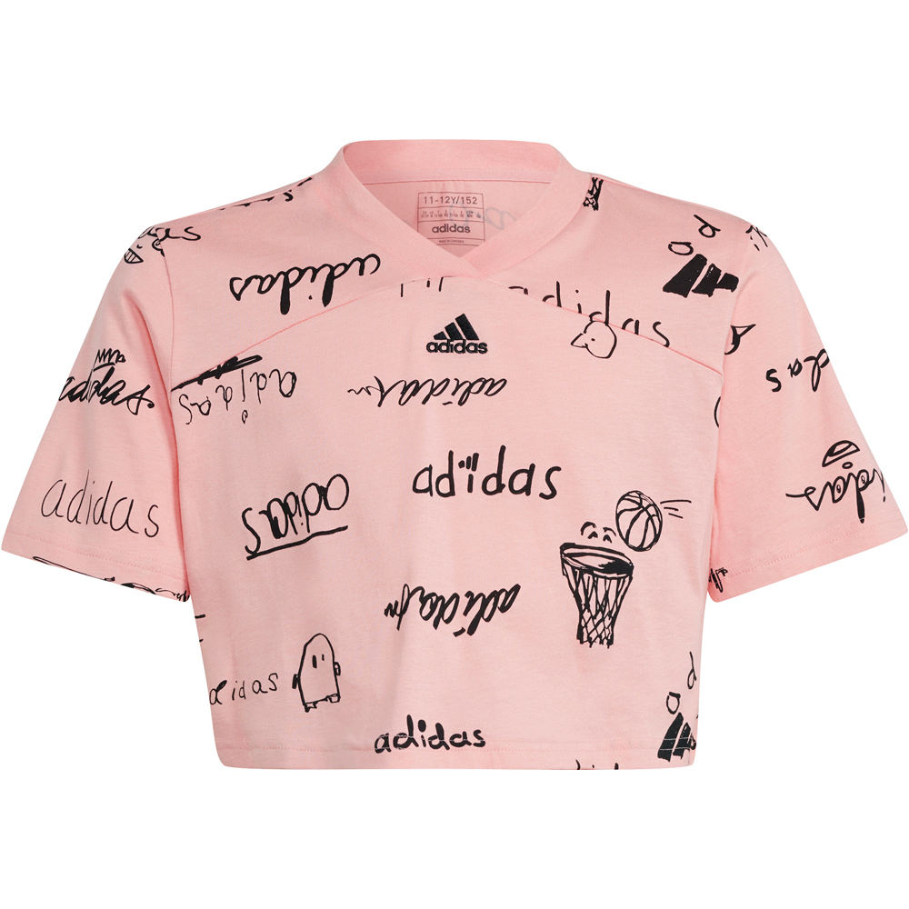 adidas camiseta manga corta niña JG BLUV CR T 05