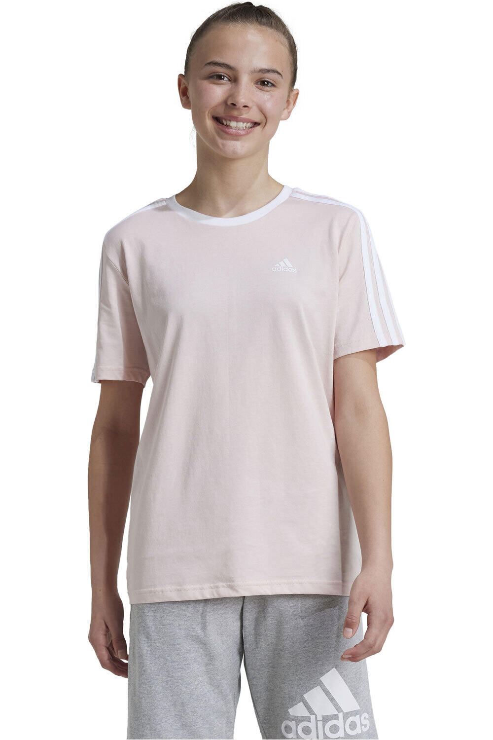 adidas camiseta manga corta niña X_G 3S BF T vista frontal