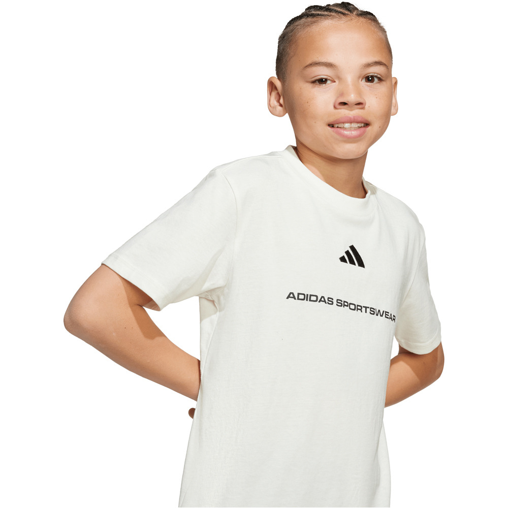 adidas camiseta manga corta niño B SJ T vista detalle