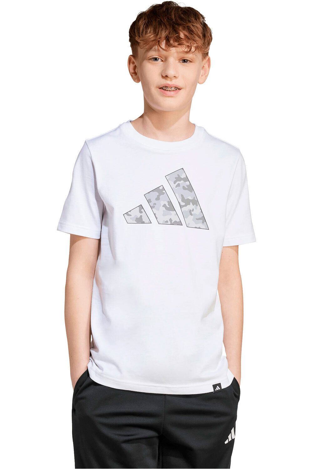 adidas camiseta manga corta niño CAMO GRAPHIC vista frontal