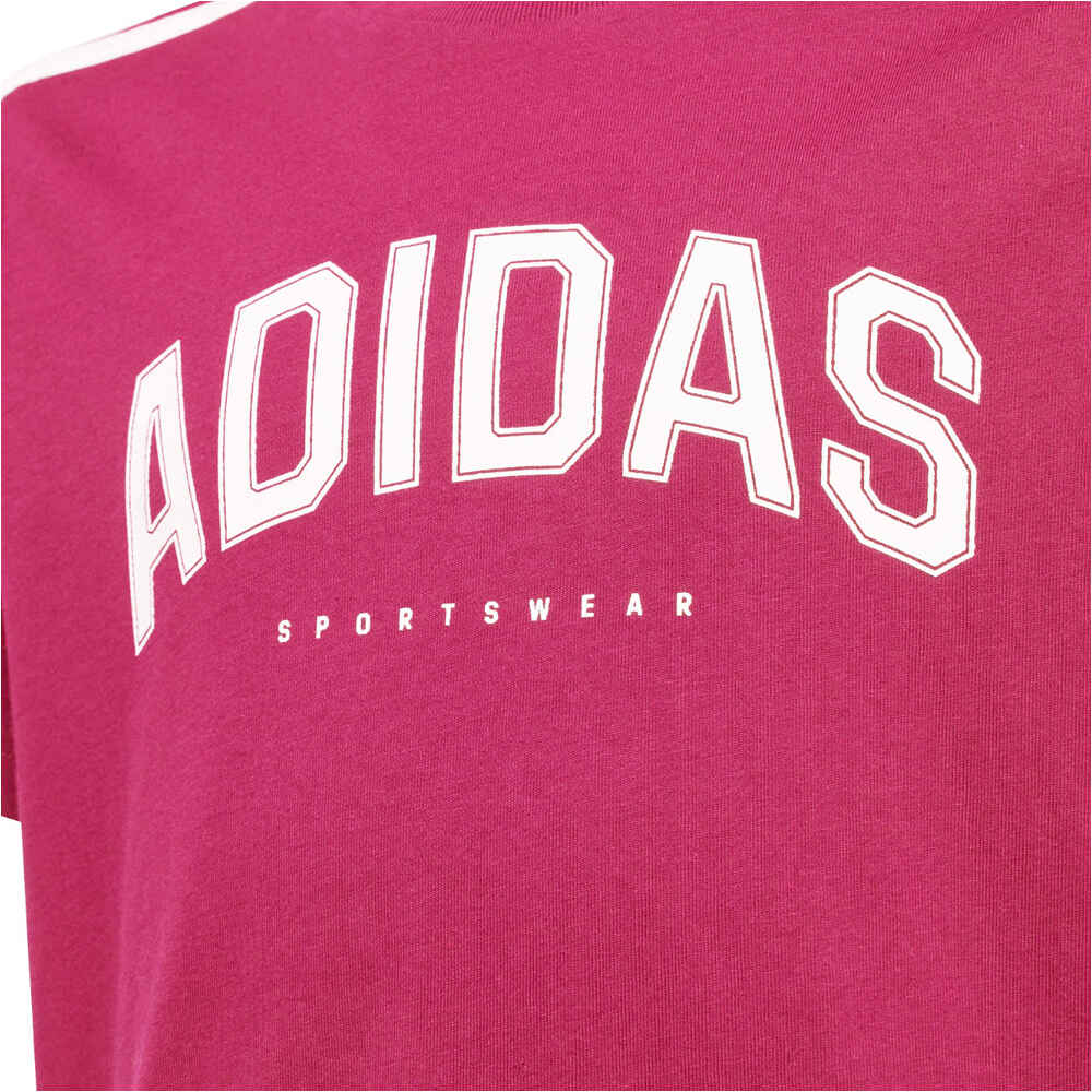 adidas camiseta manga corta niño CODES COLLEGIATE GRAPHIC vista detalle