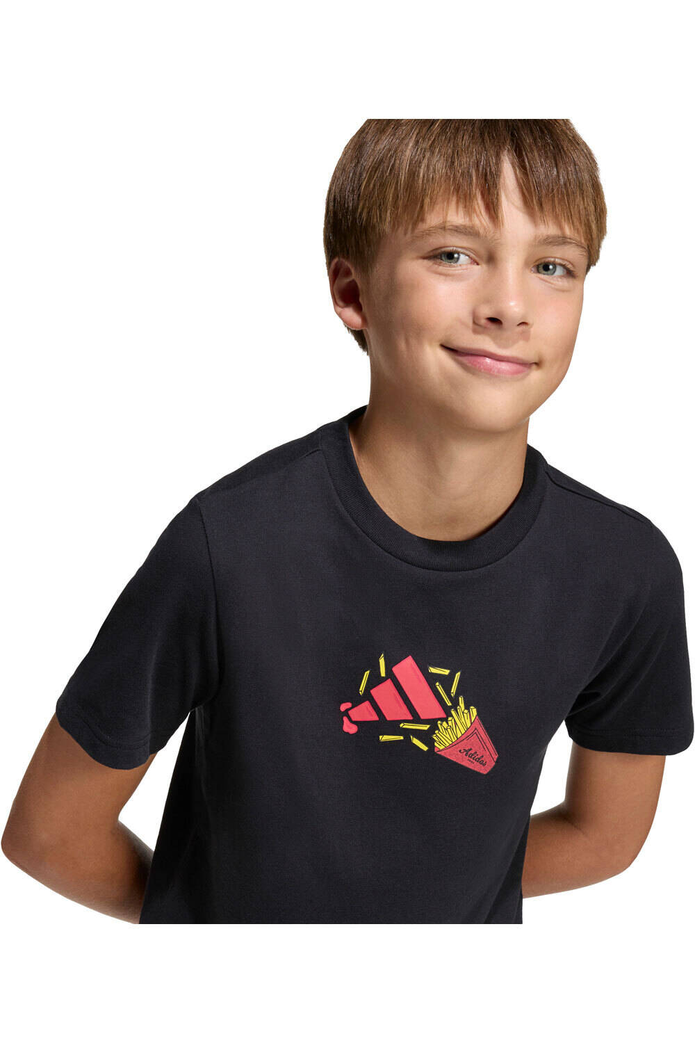 adidas camiseta manga corta niño ESTAMPADA FOOD PACK vista detalle
