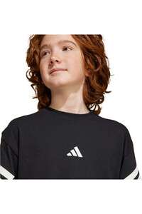 adidas camiseta manga corta niño FUTURE ICONS 3 STRIPES vista detalle
